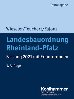 cover image of Landesbauordnung Rheinland-Pfalz
